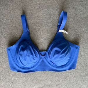 NEW Aerie Smoothez Plunge Bra Blue Women's Size 36D